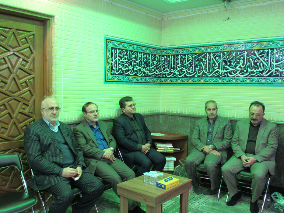 مراسم بزرگداشت سردار سلیمانی و همرزمان گرانقدرش  در مسجد ولیعصر(عج)