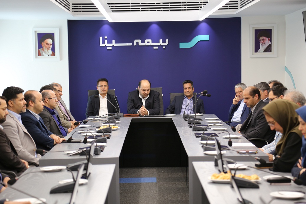 مراسم تودیع و معارفه مدیرعامل بیمه سینا برگزار شد