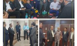دیدار دبیرکل سندیکا با معاون دادگستری استان هرمزگان و بازدید از شعب بیمه استان