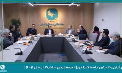 برگزاری نخستین جلسه کمیته ویژه بیمه‌ درمان سندیکا در سال 1404